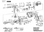 Bosch 0 601 102 742 Drill 230 V / GB Spare Parts